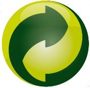 Logo cercle vert avec flêche 
